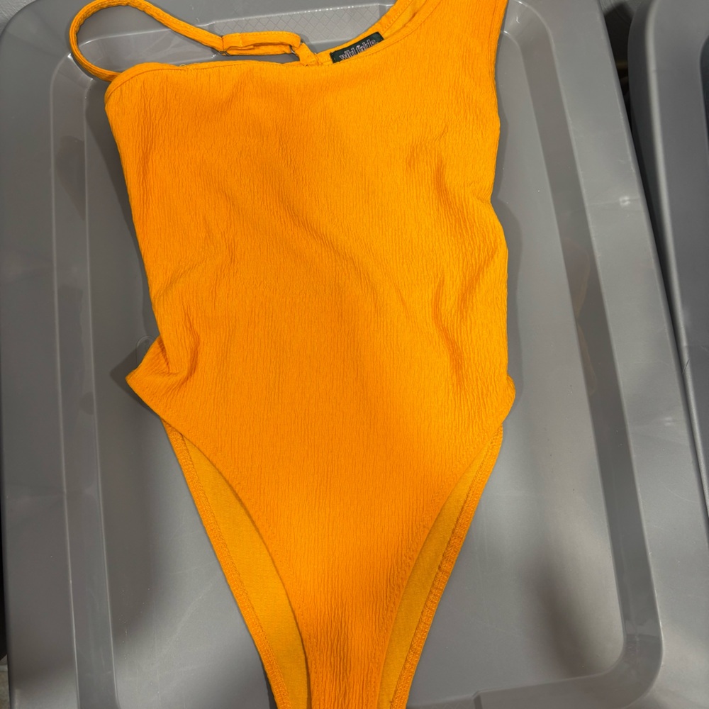 Wild Fable Mango Orange Bodysuit Size XS